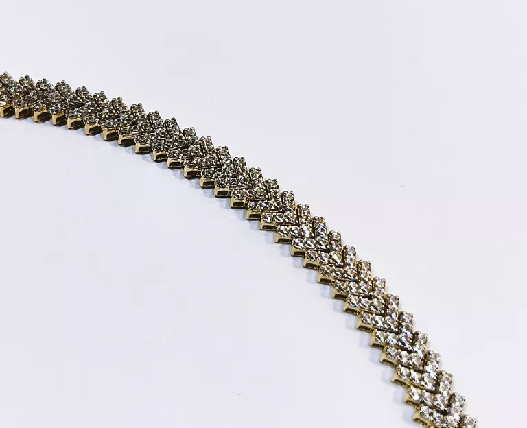 ZŁOTA BRANSOLETKA PR.585 7,63G REGULOWANA