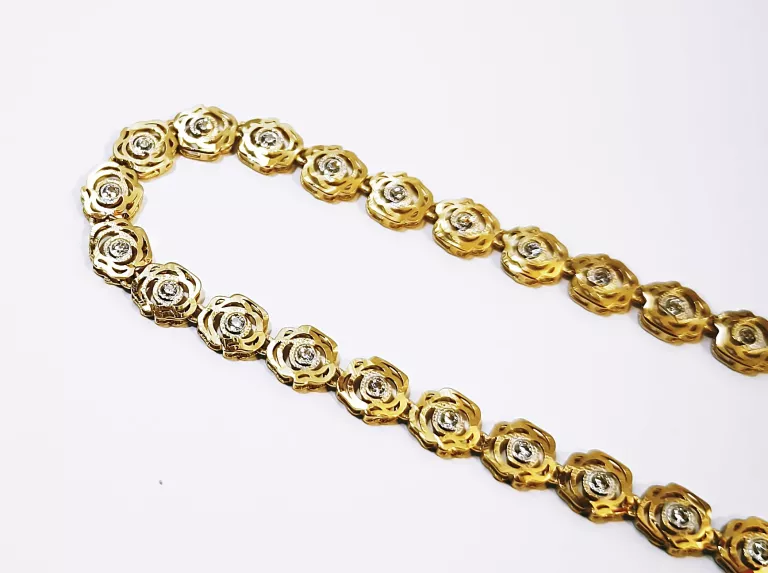 ZŁOTA BRANSOLETKA PR.585 4,23G REGULOWANA