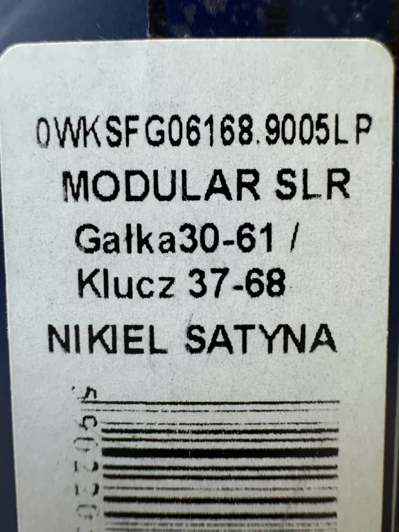 WKŁADKA MODUŁOWA GERDA SLR-M G-67-129 (5 KLUCZY) 0WKSFG06168.9005LP
