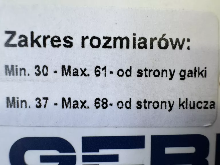 WKŁADKA MODUŁOWA GERDA SLR-M G-67-129 (5 KLUCZY) 0WKSFG06168.9005LP