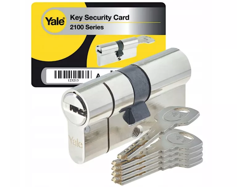 WKŁADKA ASSA ABLOY YALE 2100 35/65 MAXIMUM SECURITY NIKIEL ATEST – KLASA 6
