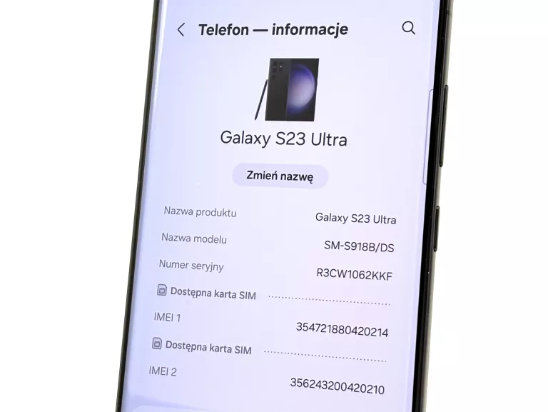 SAMSUNG GALAXY S23 ULTRA 5G 12GB/512GB SM-S918B/DS CZARNY