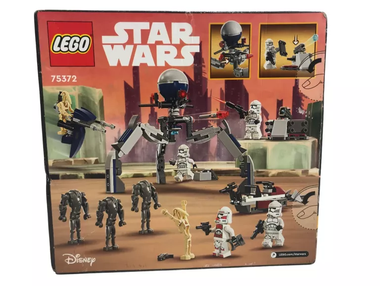 LEGO STAR WARS ZESTAW BITEWNY ŻOŁNIERZE ARMII KLONÓW I DROID BOJOWY 75372