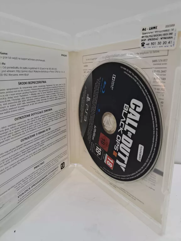 GRA NA PS3 CALL OF DUTY BLACK OPS III