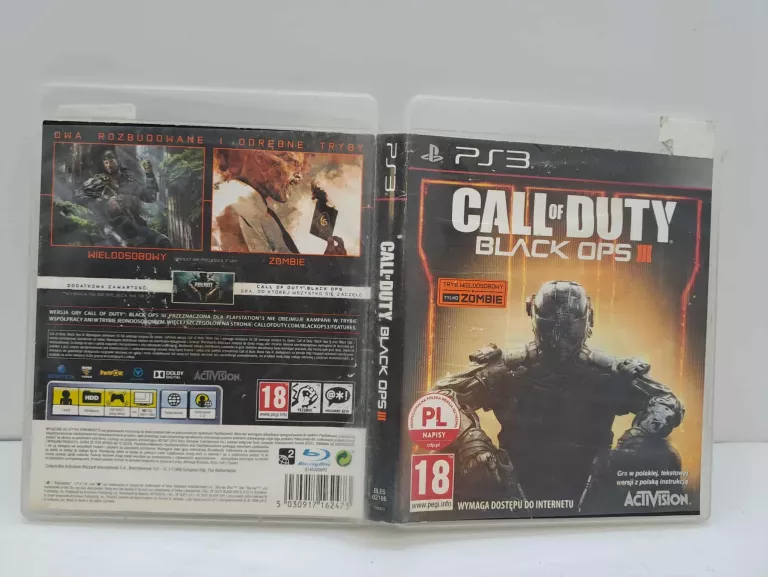 GRA NA PS3 CALL OF DUTY BLACK OPS III