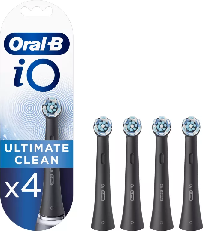 4X KOŃCÓWKA DO SZCZOTECZKI ORAL-B IO ULTIMATE CLEAN BLACK
