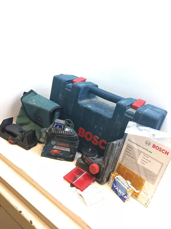 LASER BOSCH PROFESSIONAL GLL 3-80 KOMPLET W WALIZCE