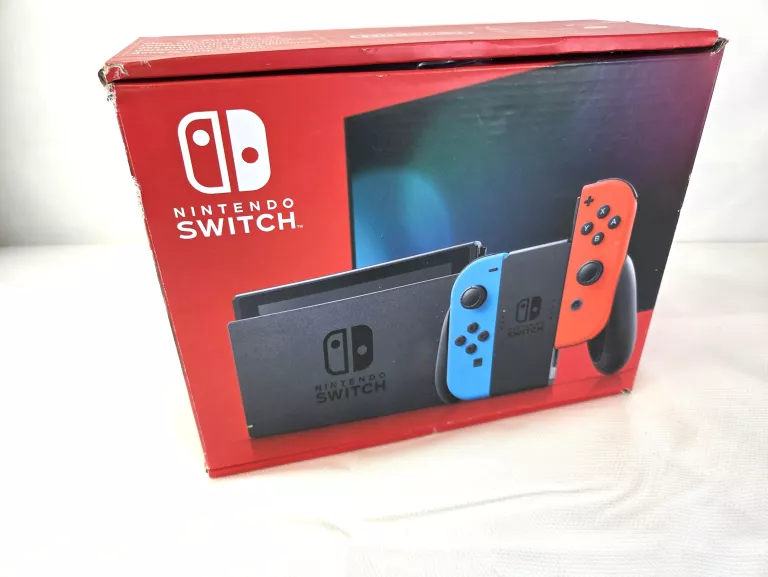 KONSOLA NINTENDO SWITCH X1 JAK NOWA ! KOMPLET FOLIA