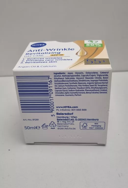 KREM NIVEA ANTI-WRINKLE 55+ 81281