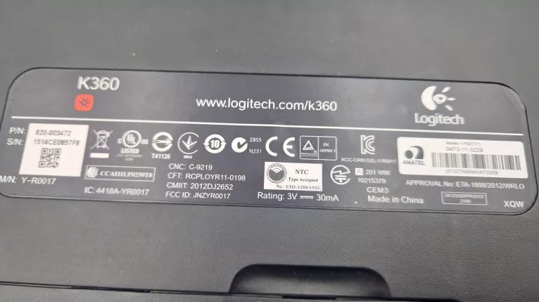 KLAWIATURA K360 LOGITECH