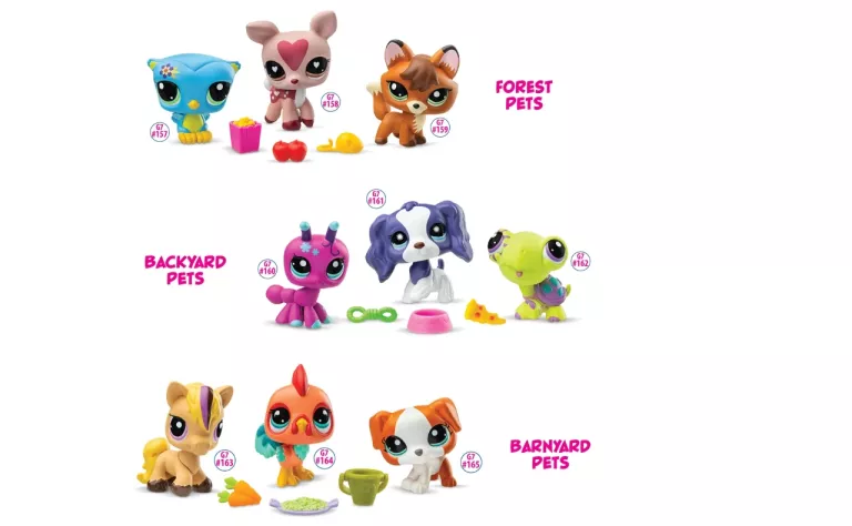 LITTLEST PET SHOP ZWIERZĄTKA W TUBIE KONIK KOGUT I TERRIER