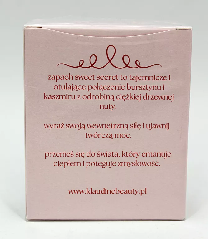 WODA PERFUMOWANA SWEET SECRET KLAUDINE SINCE 2023 100 ML