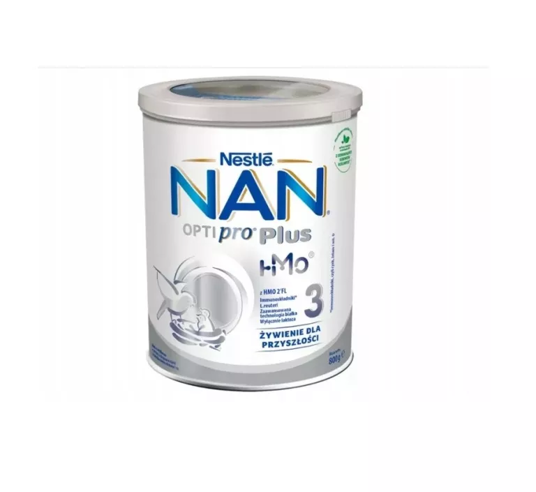 NESTLE NAN OPTIPRO PLUS 3 HMO, PRODUKT NA BAZIE MLEKA DLA MAŁYCH DZIECI,