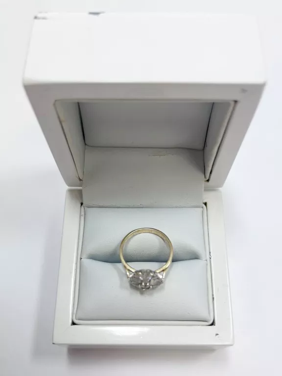 ZŁOTY PIERŚCIONEK "KWIAT" 585  - 2,97G - R.9