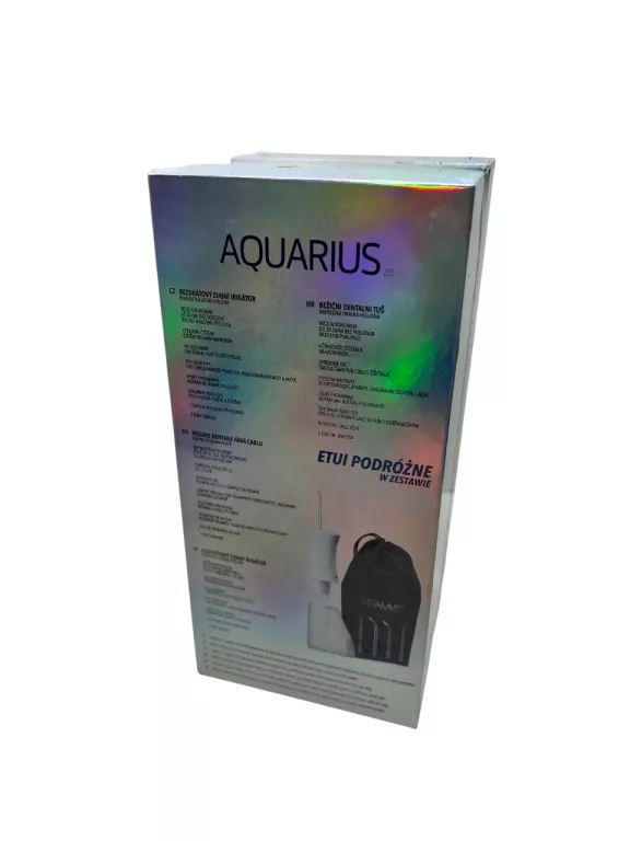 IRYGATOR DENTYSTYCZNY DO ZĘBÓW BEZPRZEWODOWY VITAMMY AQUARIUS 360 4KOŃCÓWK