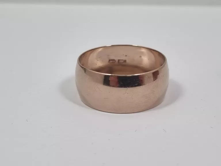 ZŁOTA OBRĄCZKA 375 5,49G SZER:1CM R:28