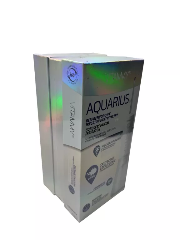 IRYGATOR DENTYSTYCZNY DO ZĘBÓW BEZPRZEWODOWY VITAMMY AQUARIUS 360 4KOŃCÓWK