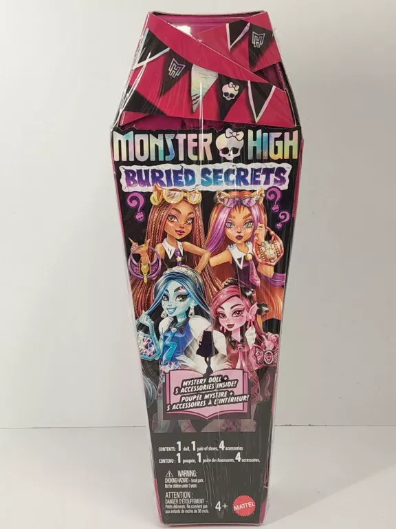 MONSTER HIGH UKRYTE SEKRETY LALKA I AKCESORIA SERIA 1 STRASZYNOCOWANKA ASO