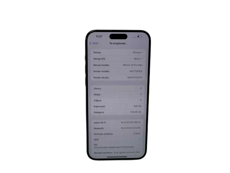 TELEFON IPHONE 15 PRO MAX 6/256GB 99% BATERI STAN BARDZO DOBRY