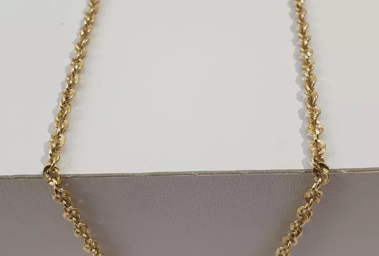 ŚLICZNY ZŁOTY ŁAŃCUSZEK P585 G4,58 DŁ.50CM