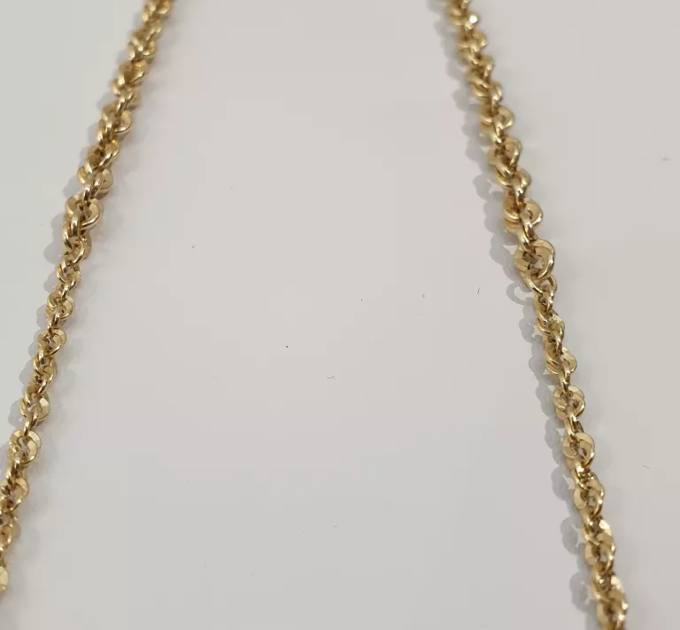 ŚLICZNY ZŁOTY ŁAŃCUSZEK P585 G4,58 DŁ.50CM
