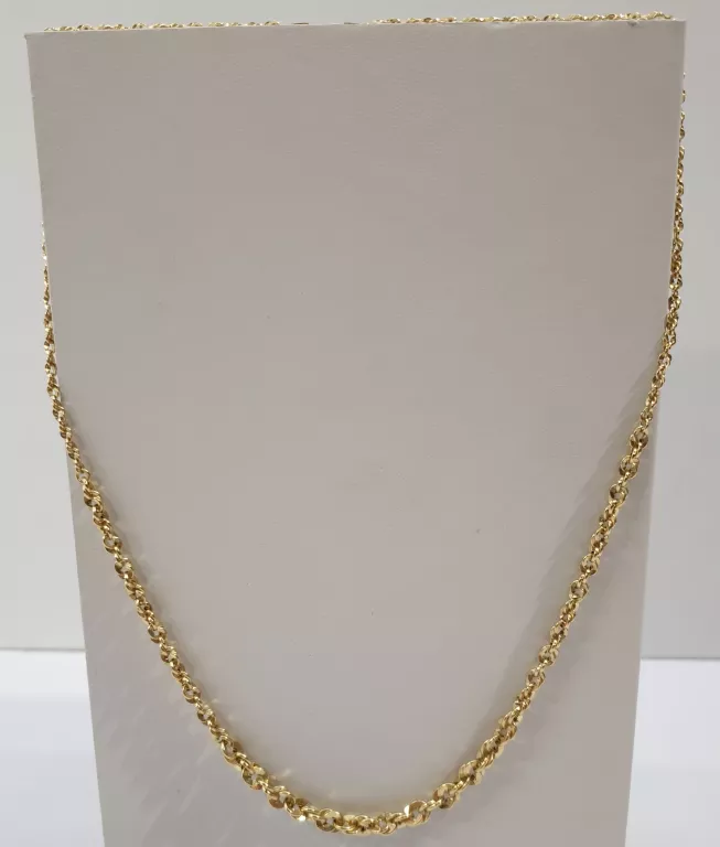 ŚLICZNY ZŁOTY ŁAŃCUSZEK P585 G4,58 DŁ.50CM