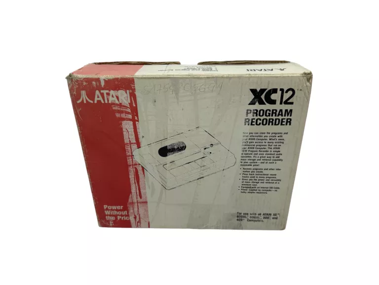MAGNETOFON DO KOMPUTERÓW ATARI XC12 8-BIT 80S VINTAGE PUDEŁKO ZADBANY