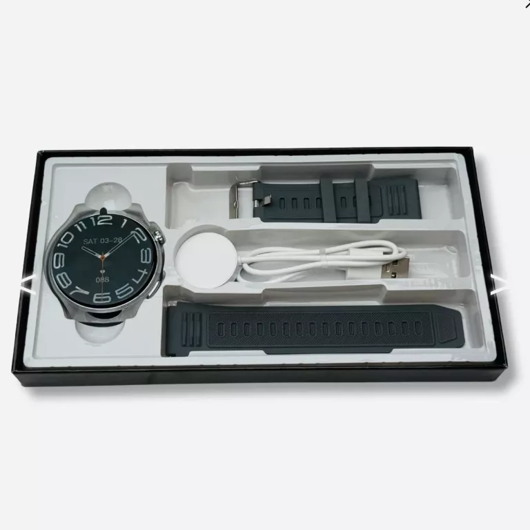 SMARTWATCH LAXASFIT 1.6 AMOLED SREBRNY