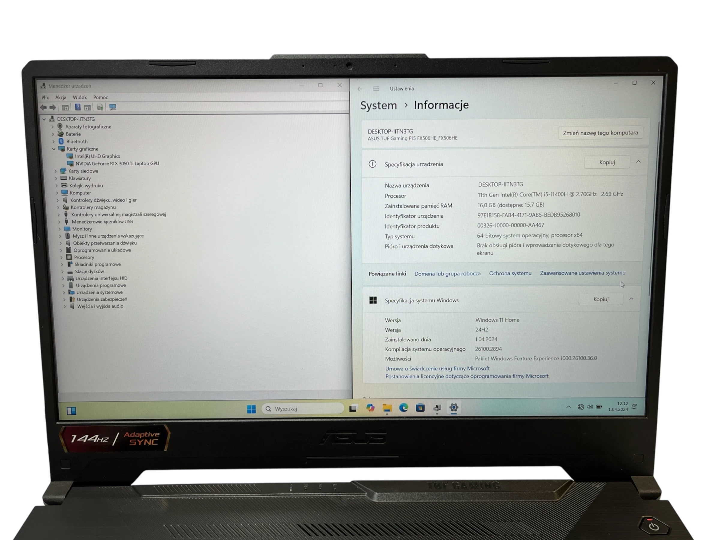 asus-tuf-gaming-f15-fx506h-i5-11400h-16gb-ram-512gb-ssd-rtx-3050ti-pojemnosc-dysku-500
