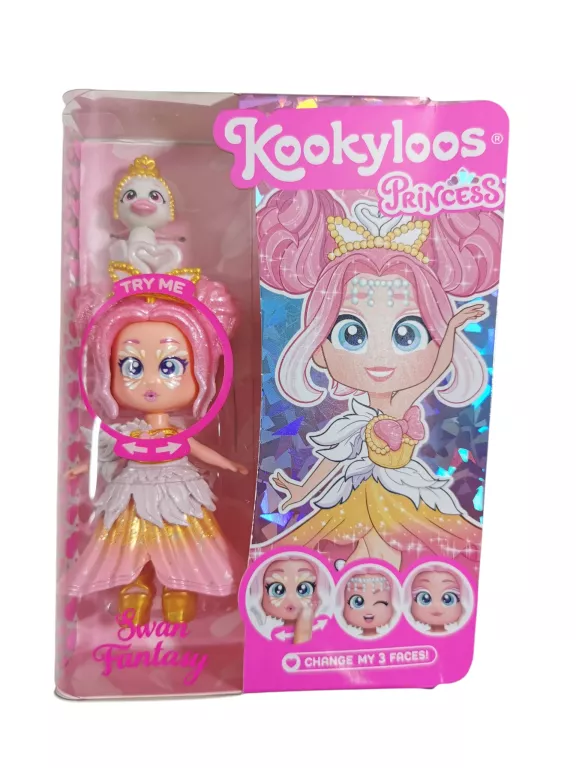 KOOKYLOOS LALKA LALECZKA SWAN FANTASY SERIA PRINCESS ŁABĘDŹ KSIĘŻNICZKA