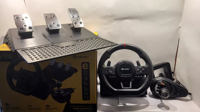 KIEROWNICA TRACER SIMRACER MANUAL GEARBOX 6IN1 KOMPLET