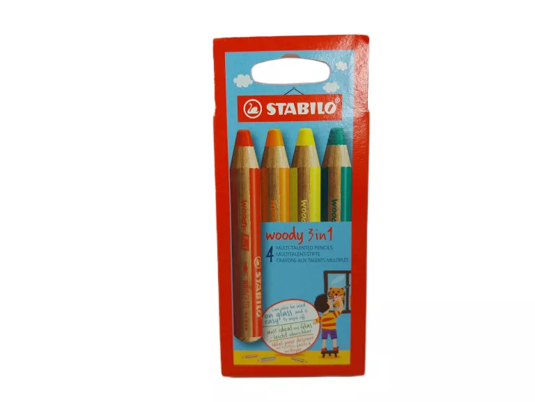 KREDKI 3 W 1 - STABILO 4 SZT. GRUBE