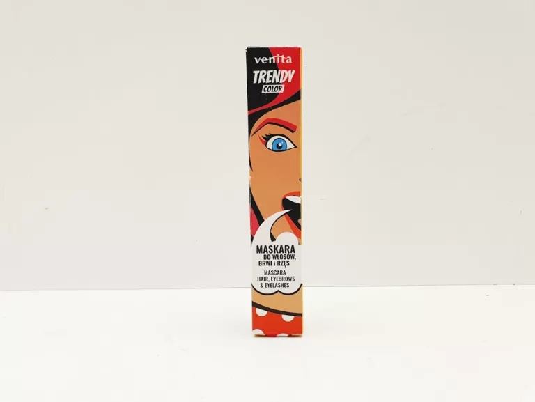 MASKARA 3W1 VENITA TRENDY COLOR DO WŁOSÓW BRWI I RZĘS 34 JASNA CZERWIEŃ