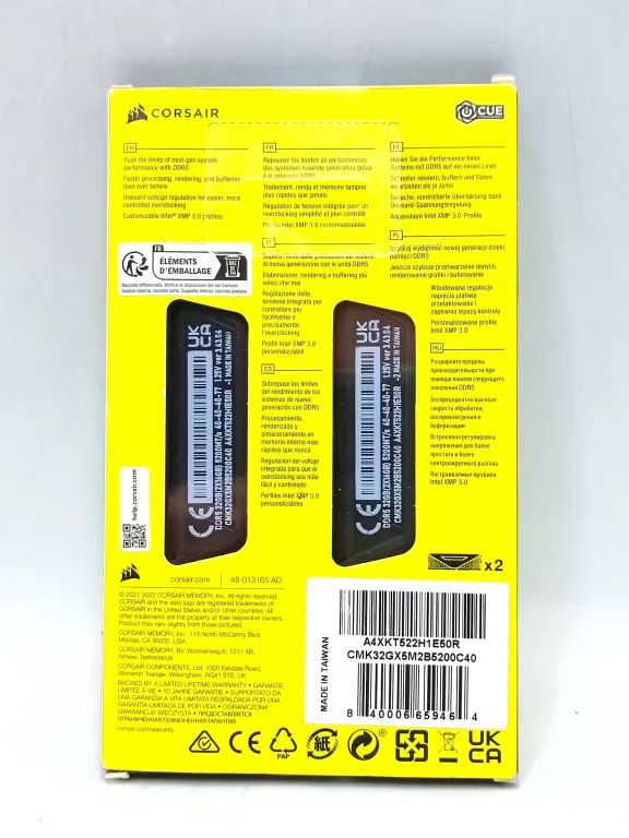 PAMIĘĆ RAM DDR5 CORSAIR 32 GB 5200 40