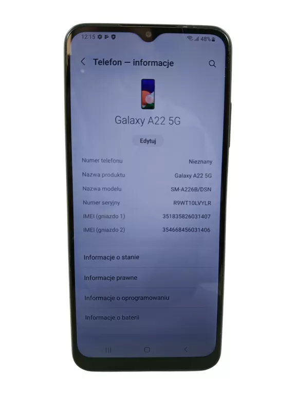 TELEFON SAMSUNG GALAXY A22 4/64GB