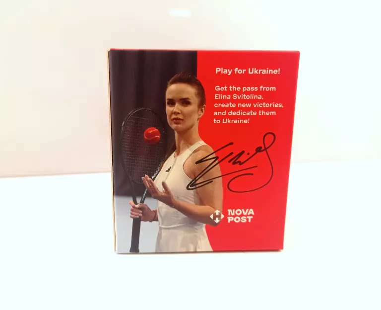PIŁKA TENISOWA Z PODPISEM ELINA SVITOLINA