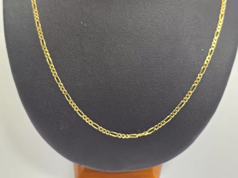 PIĘKNY ZŁOTY ŁAŃCUSZEK  50CM 4,56G 585 14K