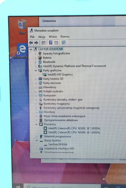 LAPTOP HP 14-CB050NW N3060/4GB RAM/64GB SSD