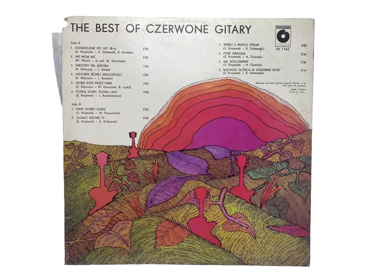 PŁYTA WINYLOWA CZERWONE GITARY – THE BEST OF CZERWONE GITARY