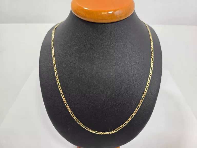 PIĘKNY ZŁOTY ŁAŃCUSZEK  50CM 4,56G 585 14K