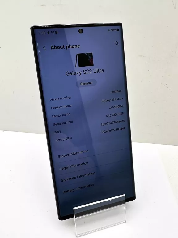 TELEFON SAMSUNG GALAXY S22 ULTRA SPROWADZANY Z KANADY