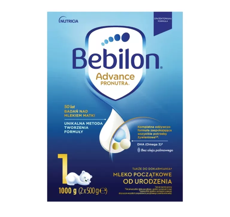 BEBILON 1 PRONUTRA ADVANCE MLEKO POCZĄTKOWE 1000G