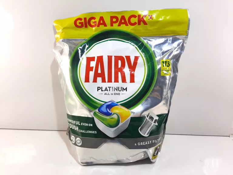 113 SZT FAIRY PLATINUM KAPSUŁKI DO ZMYWARKI