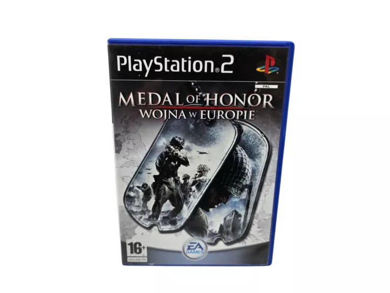 GRA PS2 MEDAL OF HONOR WOJNA W EUROPIE - POLSKA WERSJA