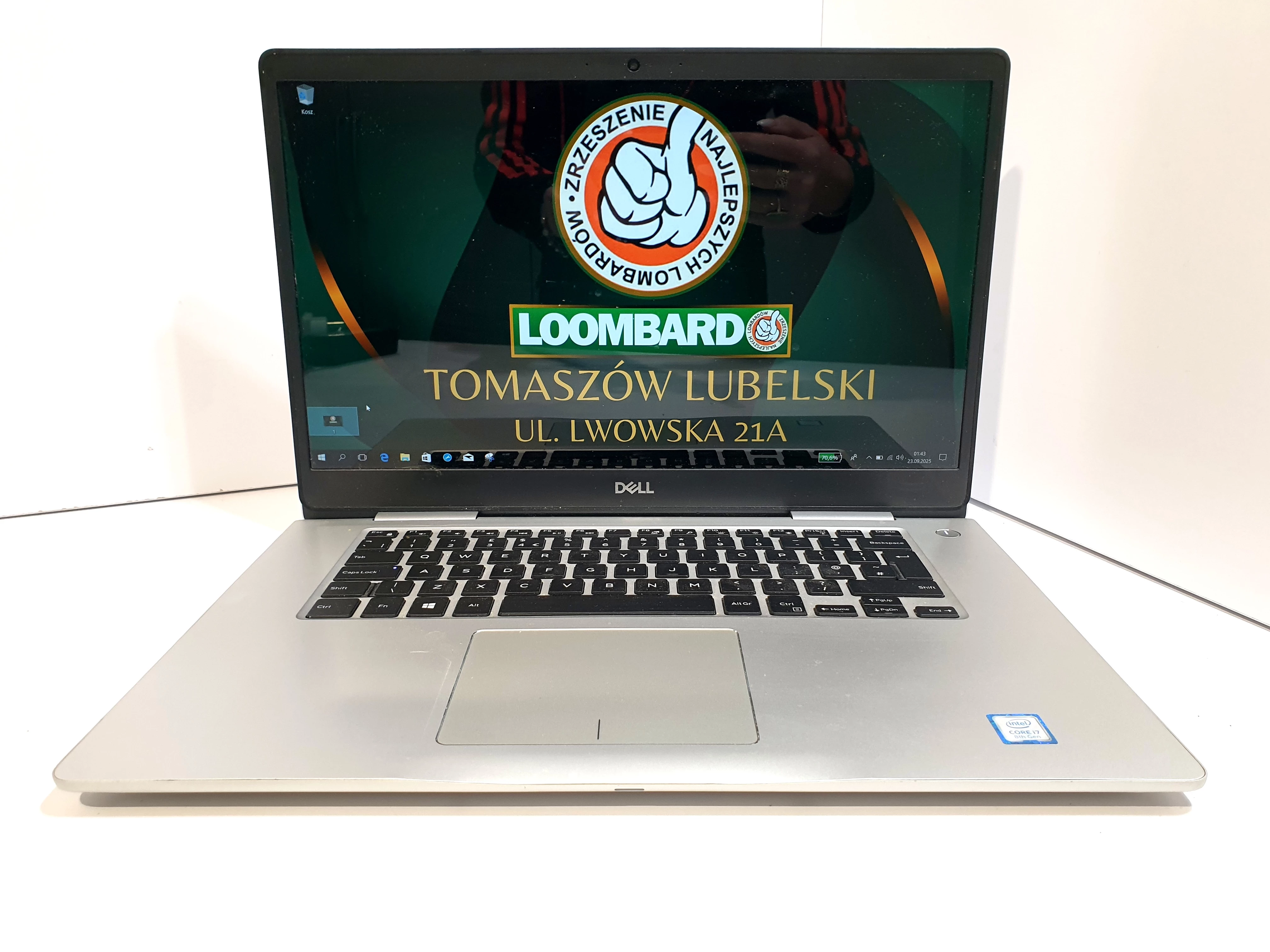 LAPTOP DELL P70F INTEL CORE I7/W10HOME/8GB/1TB | Laptopy | Loombard.pl