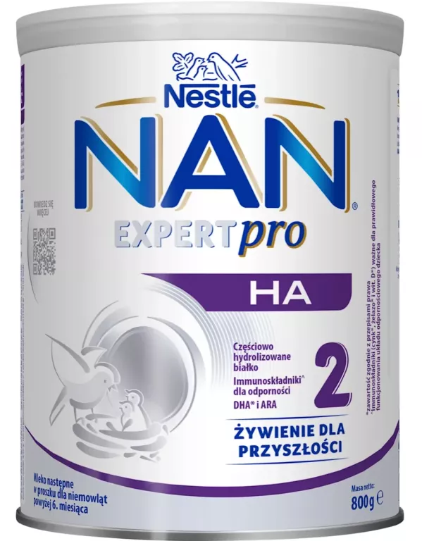 MLEKO MODYFIKOWANE NESTLE NAN EXPERT PRO HA 2 800 G