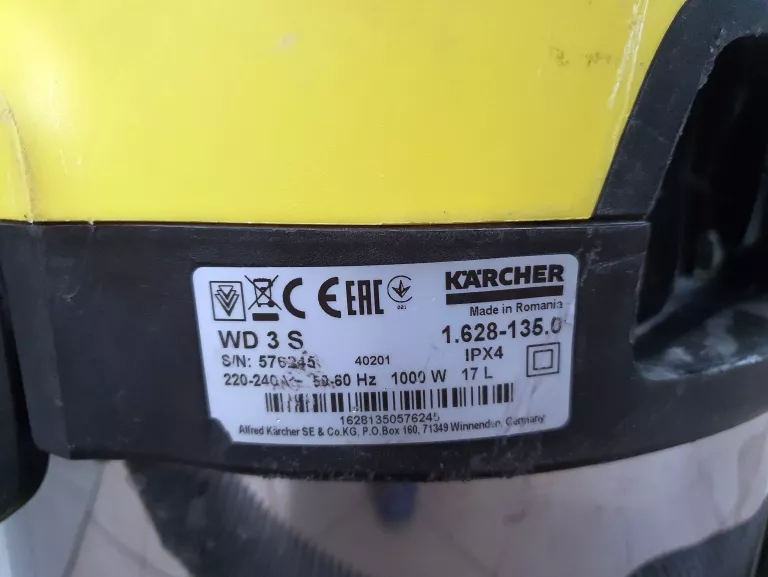 ODKURZACZ KARCHER WD 3 S