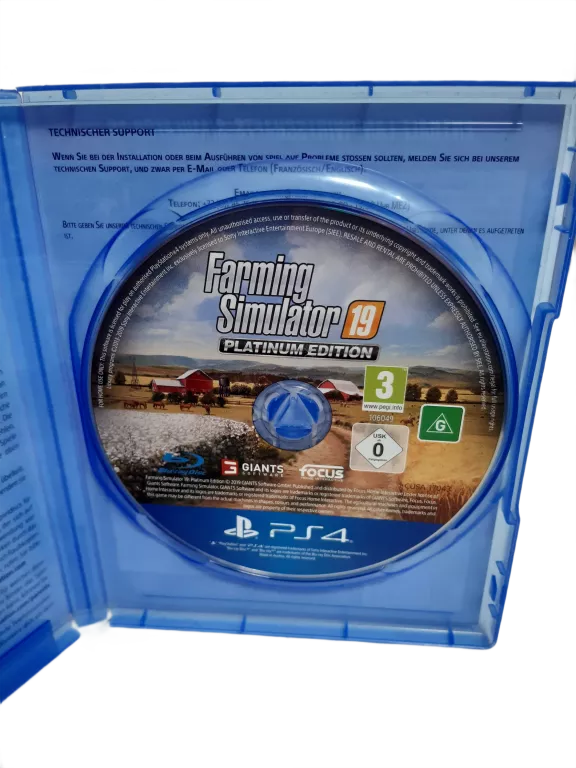 GRA NA PS4 FARMING SIMULATOR 19 PLATINUM EDITION