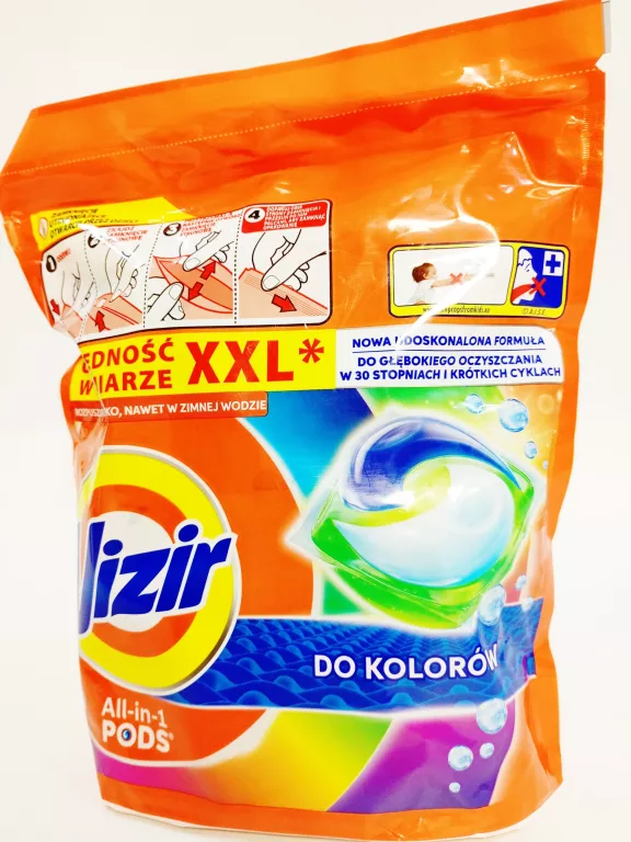 KAPSUŁKI DO PRANIA KOLORÓW ALL-IN-1 PODS VIZIR 44
