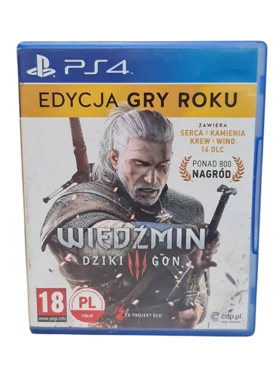 GRA NA PS4 WIEDŹMIN DZIKI GON